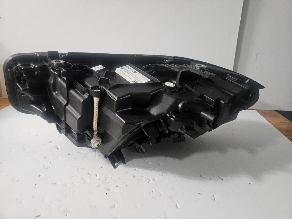 This image shows the right-side Adaptive LED headlight for the BMW 3 Series G20 LCI and G21 LCI models, featuring OEM genuine quality with part number 9450802. This used original headlamp is designed for the facelift (LCI) versions, offering precise fitment, advanced adaptive LED technology, and high-performance illumination tailored for modern BMW styling and safety