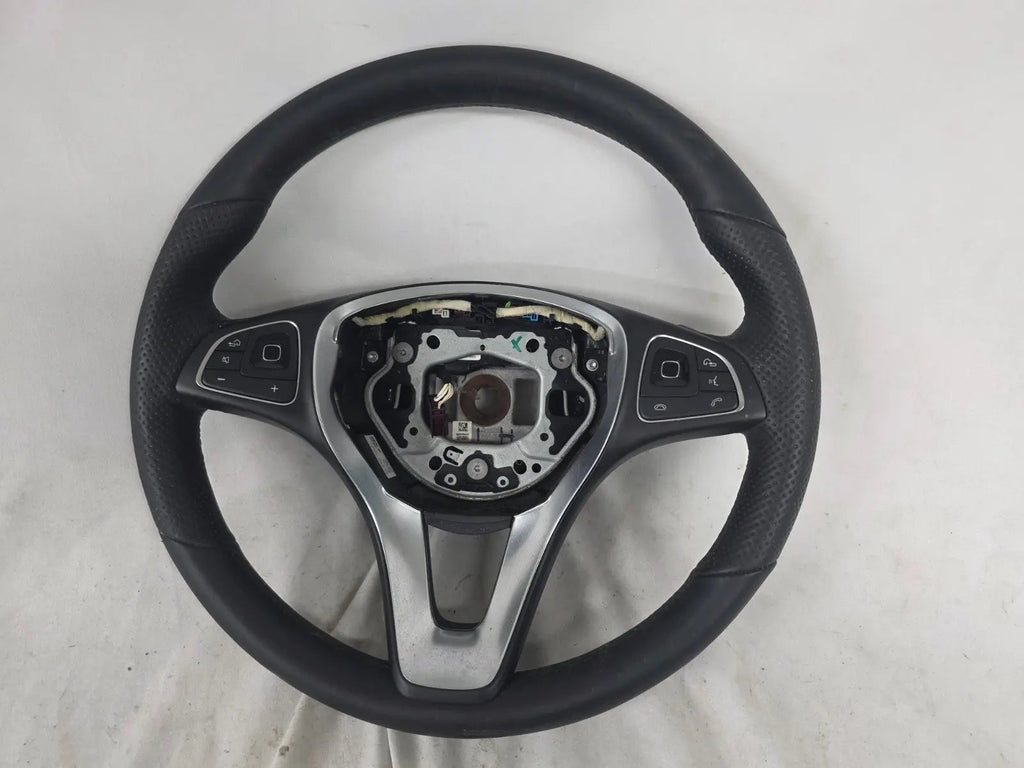 MERCEDES E-CLASS W213 GENUINE OEM STEERING WHEEL BLACK LEATHER A0004607903