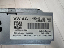 Load image into Gallery viewer, Audi A5 2013 A8 4H D4 Facelift TV Tuner Digital Dmb-Dtv Control Unit 4H0919129C