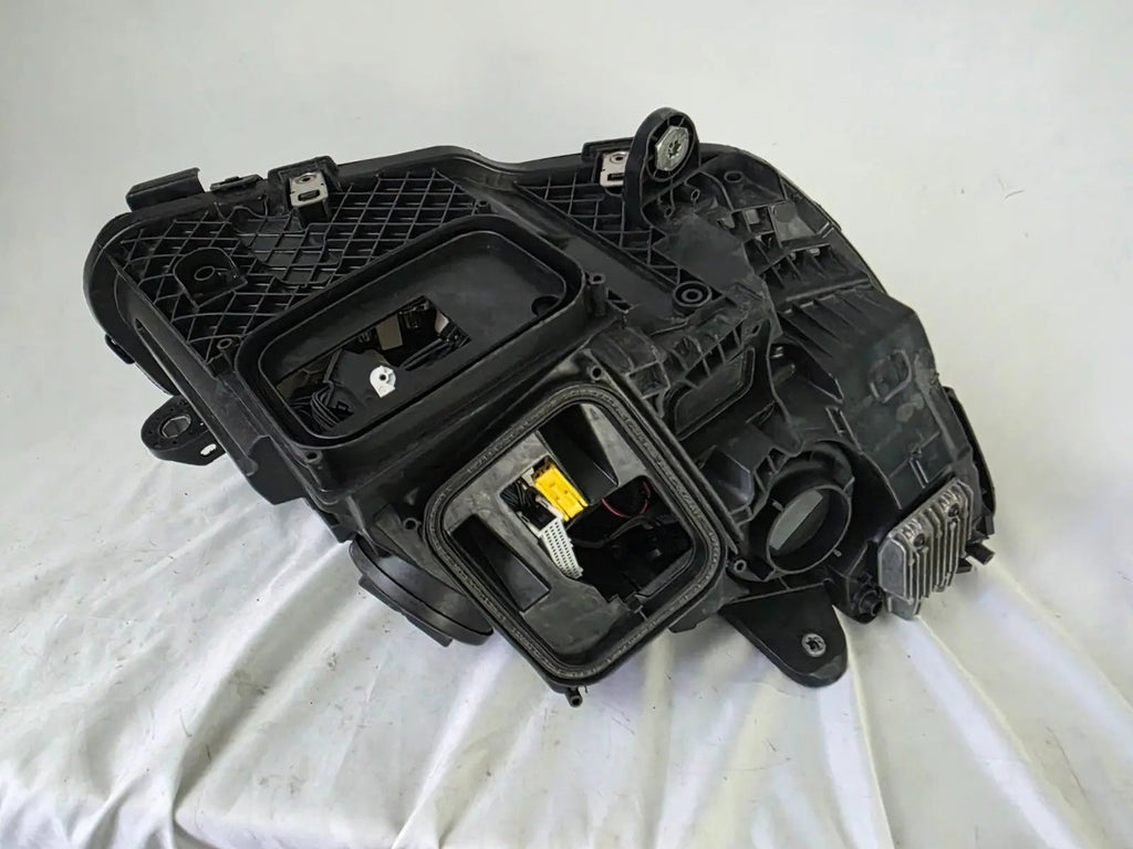 This image features the left-side Multibeam LED headlight for the Mercedes-Benz C-Class W205 Facelift (FL) model, with OEM genuine quality and part number A2059061506. This used original headlamp is designed for a perfect fit on the facelifted W205, delivering advanced Multibeam LED technology for precise, adaptive lighting and optimal driving visibility