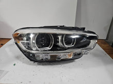 Load image into Gallery viewer, This image displays the right-side LED headlight for the BMW 1 Series F20 and F21 LCI (facelift) models, featuring OEM genuine quality with part number 7453518. This used original headlamp is designed for perfect fitment on facelifted versions, delivering bright LED illumination, modern styling, and dependable performance true to BMW standards