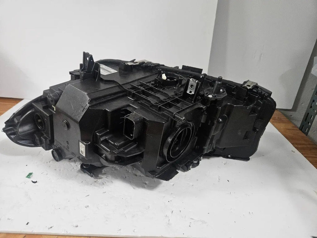 This image features the right-side LED headlight for the BMW 5 Series G30 and G31 models, with OEM genuine quality and part number 7439200. This used original headlamp is designed for a perfect fit on the right side, delivering bright LED illumination, modern styling, and the premium performance expected from authentic BMW components