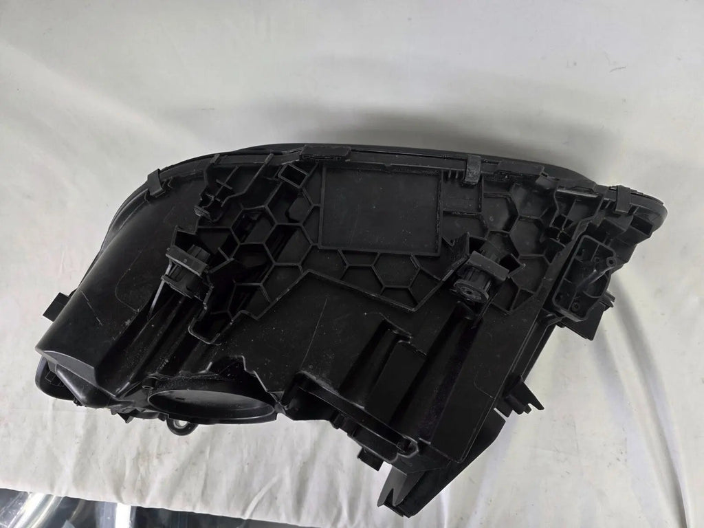 Genuine OEM Adaptive LED headlight for BMW iX3 and compatible models including G08, G01, F97, G02, and F98 with LCI (facelift) updates. This right-side headlamp, part number 5A29204, features adaptive lighting technology for enhanced road illumination and driving safety. The image showcases the original right LED headlight in used condition, clearly showing the lens, housing, and connector points — perfect for replacement on BMW iX3 and related LCI models.