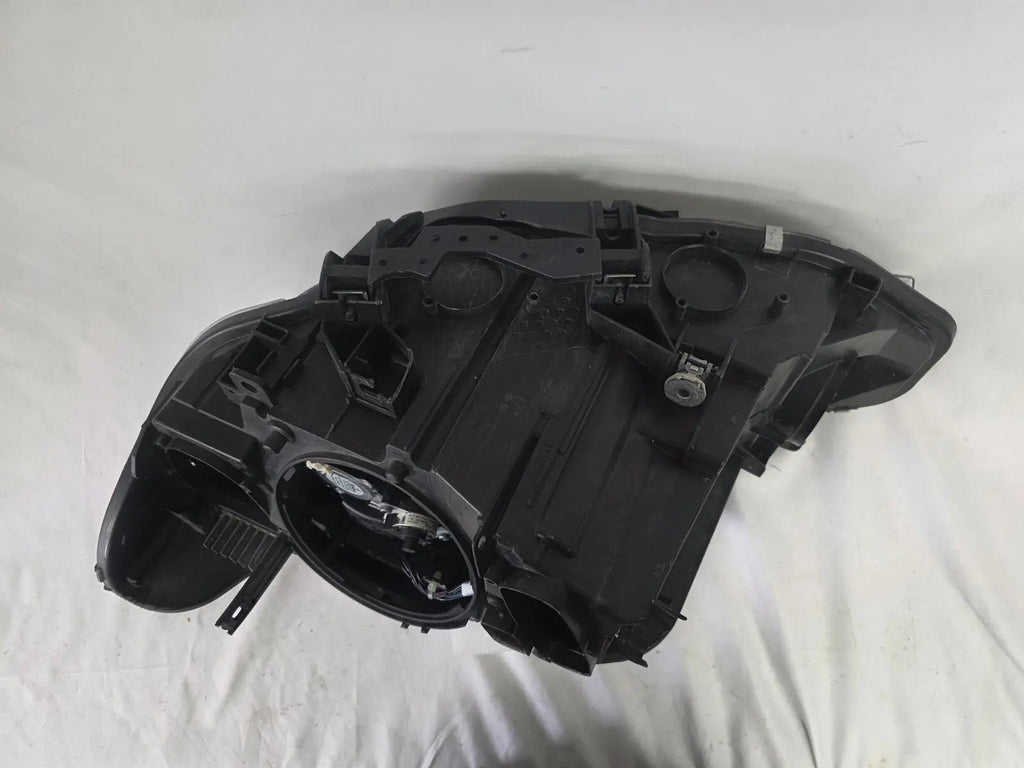 Genuine used BMW Adaptive LED headlight for 4 Series models F32, F33, F36, F80 LCI, F82, and F83. This right-side OEM headlamp, part number 7377842, is designed with adaptive lighting technology for improved visibility and performance. The image highlights the complete original headlight unit in used condition, including the clear lens, mounting points, and electrical connectors — ideal for replacement on compatible BMW models.