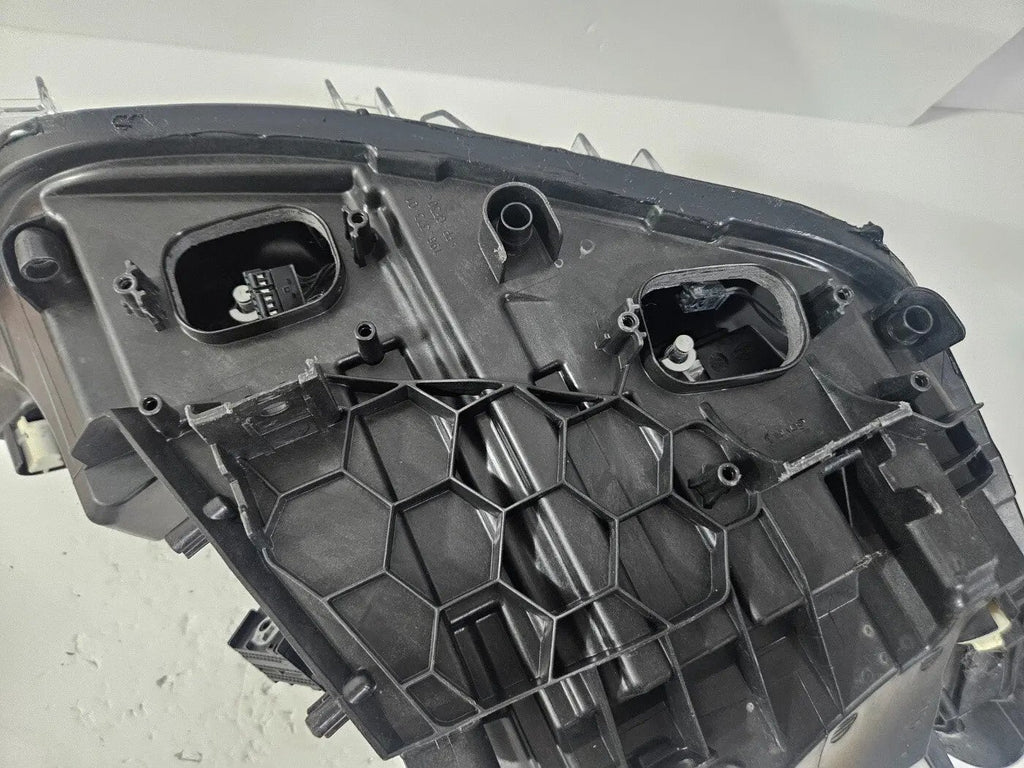 This image features the left-side LED headlight for the BMW 1 Series F20 and F21 LCI (facelift) models, with OEM genuine quality and part number 7492621. This used original headlamp is designed specifically for the facelifted versions, offering sharp LED illumination, precise fitment, and the premium build quality expected from BMW OEM components