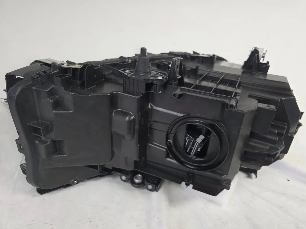 This image shows the left-side LED headlight for the BMW 5 Series G30 and G31 models, featuring OEM genuine quality with part number 7439199. This used original headlamp is engineered for a precise fit on the left side, offering bright and efficient LED illumination, modern styling, and the reliable performance expected from BMW components.