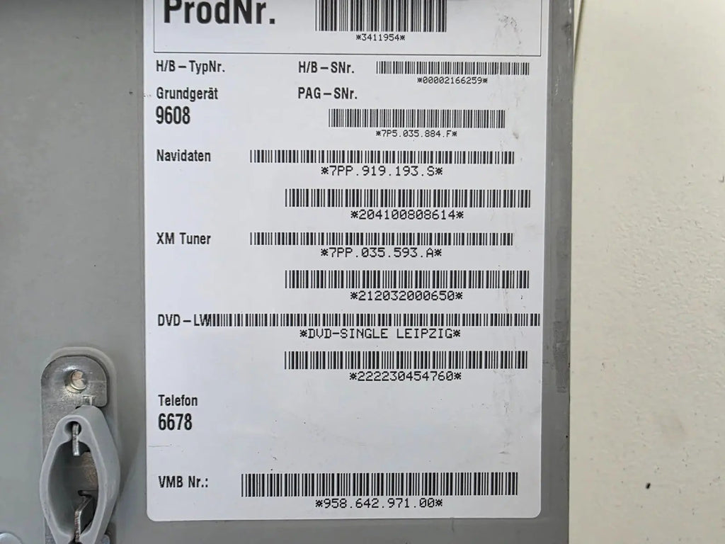 2011 - 2017 PORSCHE CAYENNE HEAD UNIT AUDIO NAVIGATION PCM 3.1 OEM GENUINE