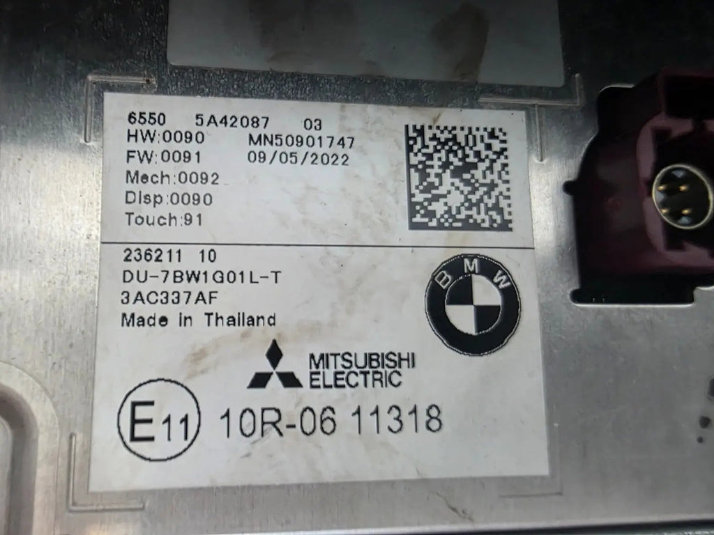 2022 - 2024 BMW X3 X4 G01 G02 CENTRAL INFORMATION DISPLAY OEM SCREEN 5A42087