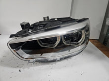Load image into Gallery viewer, This image shows the left-side LED headlight for the BMW 1 Series F20 and F21 LCI (facelift) models, featuring OEM genuine quality with part number 7435777. This used original headlamp is specifically designed for the facelifted 1 Series, offering bright and efficient LED lighting, precise fitment, and the durability expected from authentic BMW components.