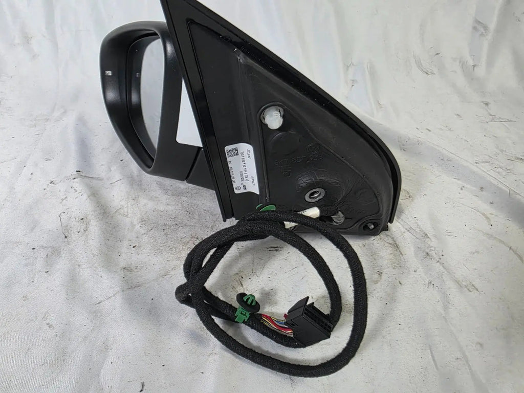 VW Golf Cabriolet Exterior Side Mirror White OEM Genuine 5K7857507J9B9