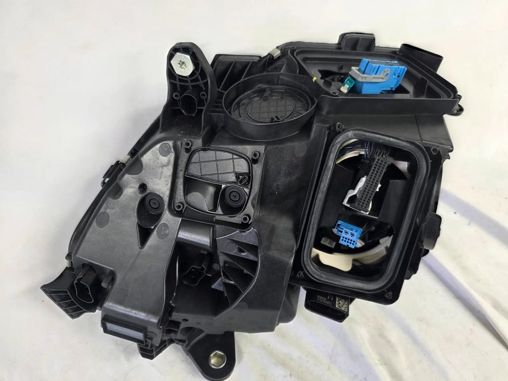 This image features the right-side DIGITAL LIGHT headlight for the Mercedes-Benz E-Class W214, with OEM genuine quality and part number A2149066202. Specifically designed for the W214 model, this used original headlamp incorporates Mercedes-Benz's advanced DIGITAL LIGHT technology, delivering adaptive high-precision illumination and a perfect factory fit on the right side.