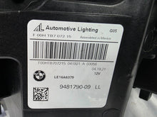 Load image into Gallery viewer, This image displays the right-side Laser headlight for BMW models X5 G05, X5 M F95, X6 G06, and X6 M F96, featuring OEM genuine quality with part number 9481790. This used original headlamp is designed for a precise factory fit and delivers advanced BMW Laserlight technology, ensuring superior illumination, modern styling, and high-performance visibility for these premium SUV models.