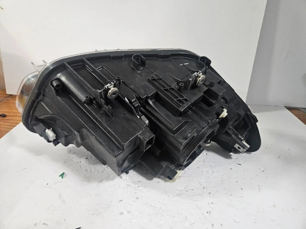 This image displays the left-side LED headlight for the BMW 1 Series F20 and F21 models, featuring OEM genuine quality with part number 7358391. This used original headlamp offers bright LED illumination, precise factory fitment, and durable performance, perfectly suited for the sporty and compact design of the BMW 1 Series