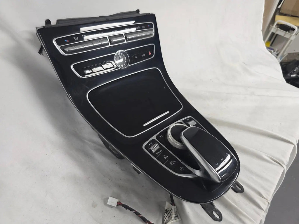 2017-2019 MERCEDES E300 W213 CENTER CONSOLE & SHIFTER KNOB & SWITCHES OEM