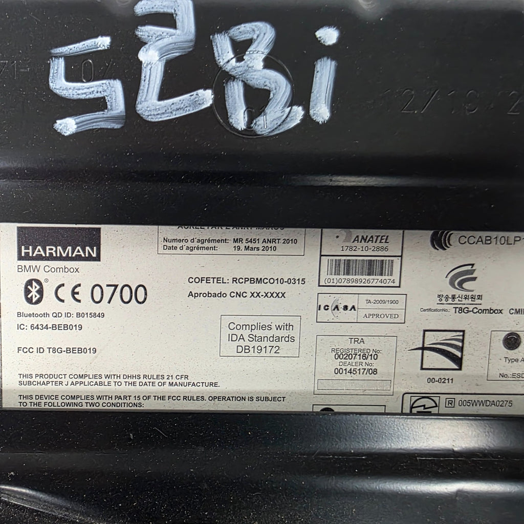 BMW F20 F22 F30 F32 F07 F06 F01 F25 Bluetooth Control Module ECU MEDIA 9244188