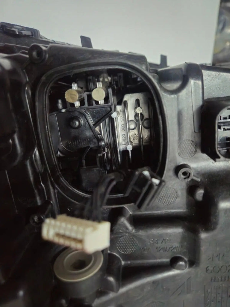 This image shows the left-side ICON Adaptive LED headlight for BMW models iX3 G08, X3 G01, X3 M F97, X4 G02, and X4 M F98, featuring OEM genuine quality with part number 7466119. This used original headlamp is designed to deliver BMW’s signature Adaptive LED lighting with ICON styling, ensuring precise fitment, enhanced visibility, and modern aesthetics for these high-performance models.