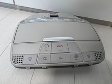 Load image into Gallery viewer, 2017-2022 Mercedes E350 Gray Overhead Roof Mounted Lamp Console w/ Sunroof OEM