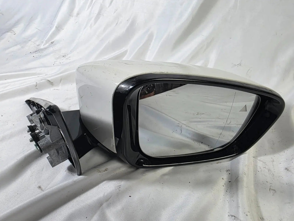 BMW 6 G32 GT RIGHT SIDE DOOR MIRROR HEATED BLIND SPOT FULL CAMERA WHITE OEM
