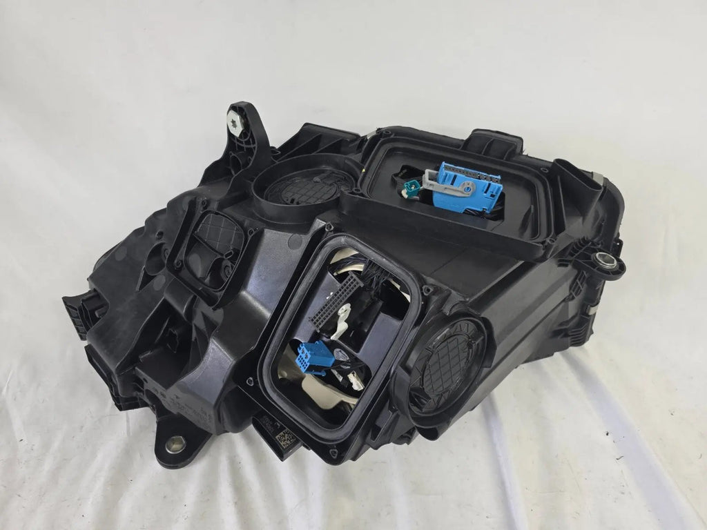 This image features the right-side DIGITAL LIGHT headlight for the Mercedes-Benz E-Class W214, with OEM genuine quality and part number A2149066202. Specifically designed for the W214 model, this used original headlamp incorporates Mercedes-Benz's advanced DIGITAL LIGHT technology, delivering adaptive high-precision illumination and a perfect factory fit on the right side.