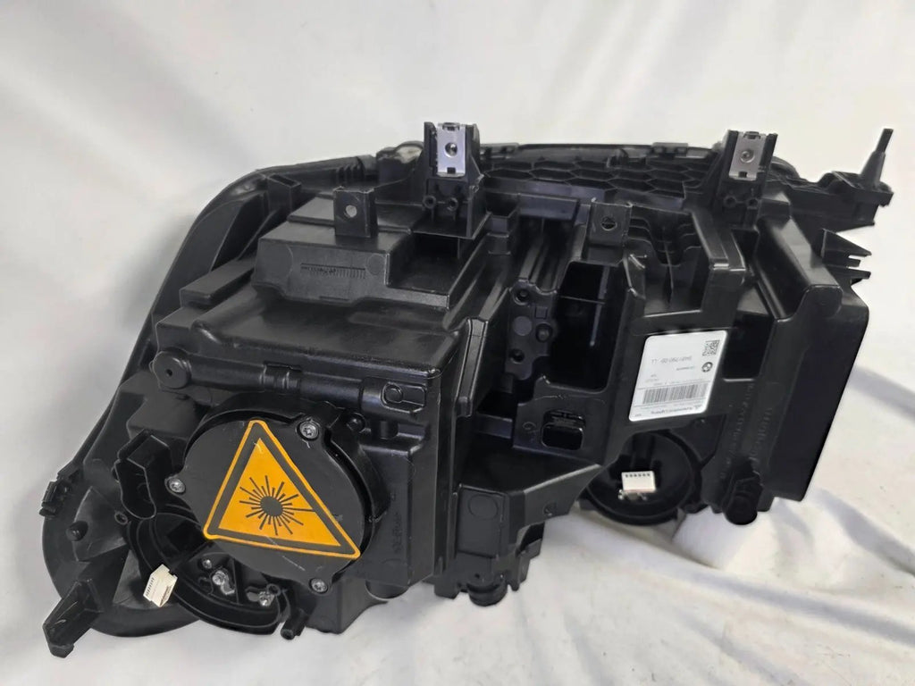 This image displays the right-side Laser headlight for BMW models X5 G05, X5 M F95, X6 G06, and X6 M F96, featuring OEM genuine quality with part number 9481790. This used original headlamp is designed for a precise factory fit and delivers advanced BMW Laserlight technology, ensuring superior illumination, modern styling, and high-performance visibility for these premium SUV models.