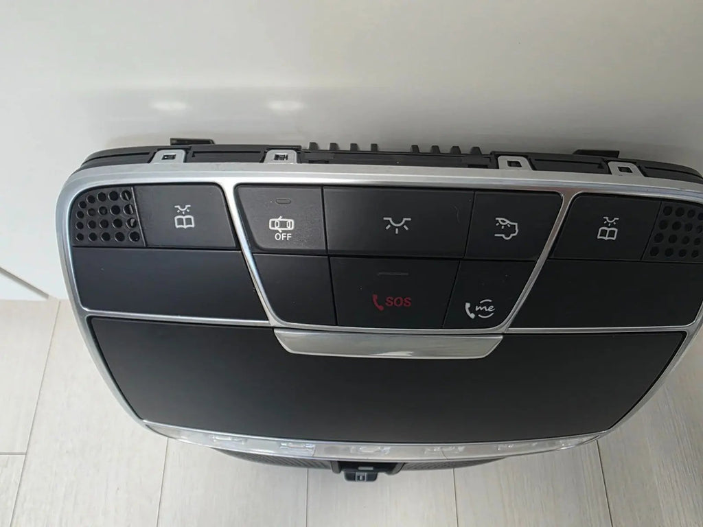 2018-2020 MERCEDES S CLASS W222 SEDAN FRONT OVERHEAD DOME LIGHT LAMP BLACK OEM