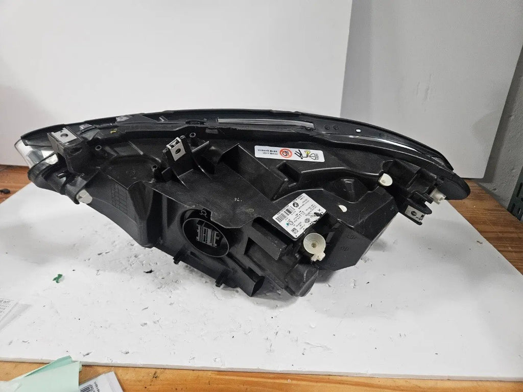 This image displays the right-side LED headlight for the BMW 1 Series F20 and F21 LCI (facelift) models, featuring OEM genuine quality with part number 7453518. This used original headlamp is designed for perfect fitment on facelifted versions, delivering bright LED illumination, modern styling, and dependable performance true to BMW standards