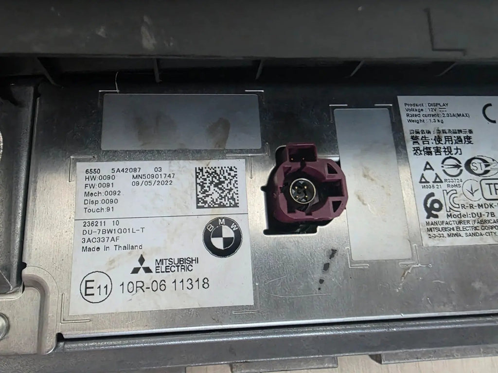 2022 - 2024 BMW X3 X4 G01 G02 CENTRAL INFORMATION DISPLAY OEM SCREEN 5A42087