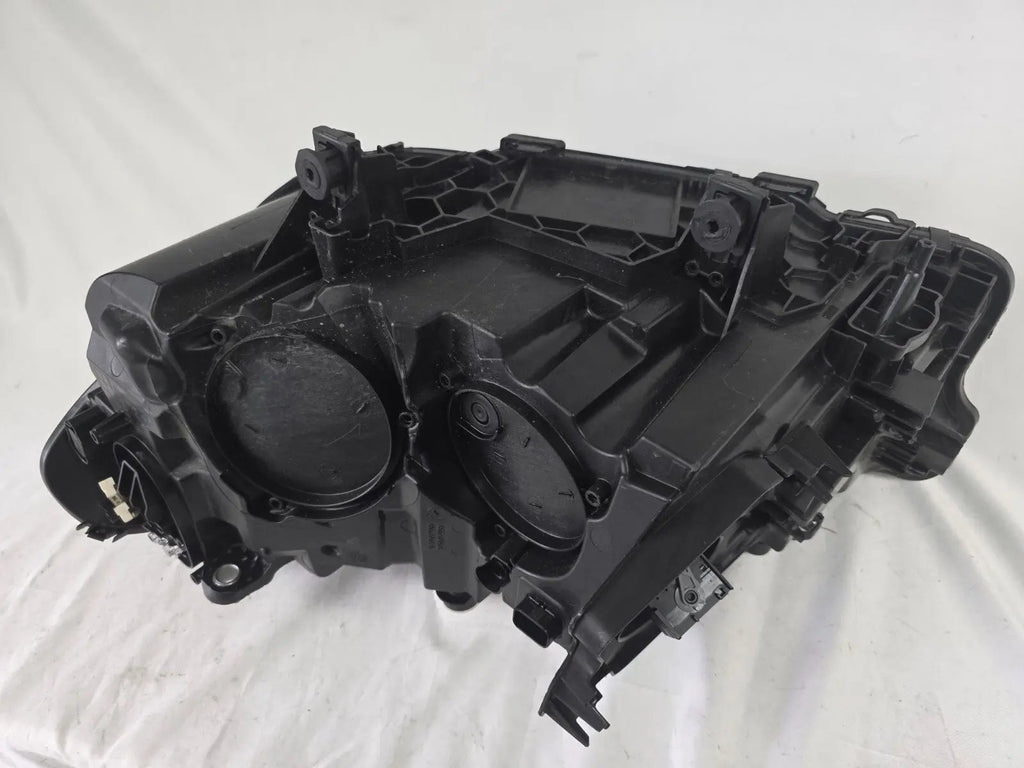 Genuine OEM Adaptive LED headlight for BMW iX3 and compatible models including G08, G01, F97, G02, and F98 with LCI (facelift) updates. This right-side headlamp, part number 5A29204, features adaptive lighting technology for enhanced road illumination and driving safety. The image showcases the original right LED headlight in used condition, clearly showing the lens, housing, and connector points — perfect for replacement on BMW iX3 and related LCI models.