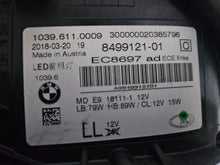 Load image into Gallery viewer, This image shows the left-side Adaptive LED ICON headlight for the BMW 5 Series G30, G31, G38, and F90 LCI models, featuring OEM genuine quality with part number 8499121. This used original headlamp is designed for the facelifted (LCI) versions of these models, offering BMW’s signature Adaptive LED ICON lighting technology for enhanced visibility, precise beam control, and a sleek, modern design.