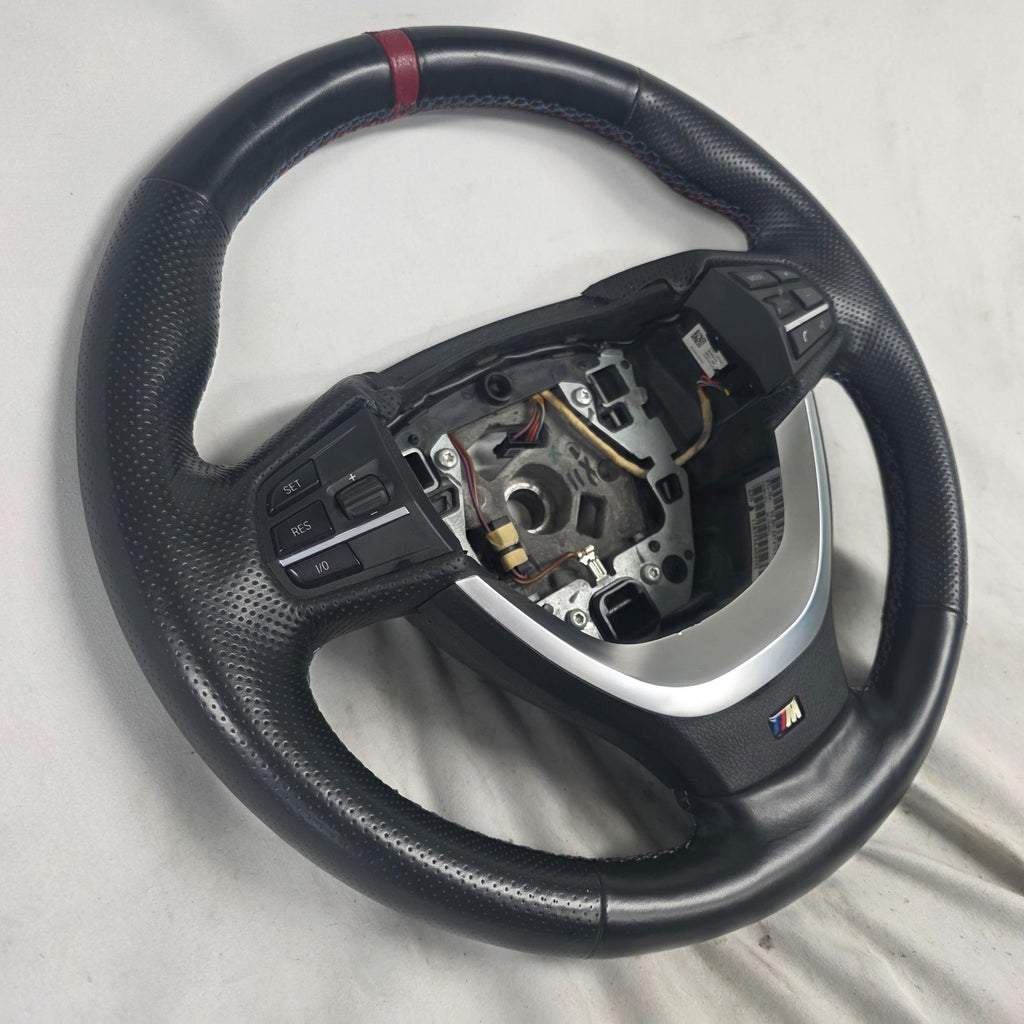 2011-2016 BMW 528i 535i 550i "M" Sport Steering Wheel MSPORT STITCHING OEM Used