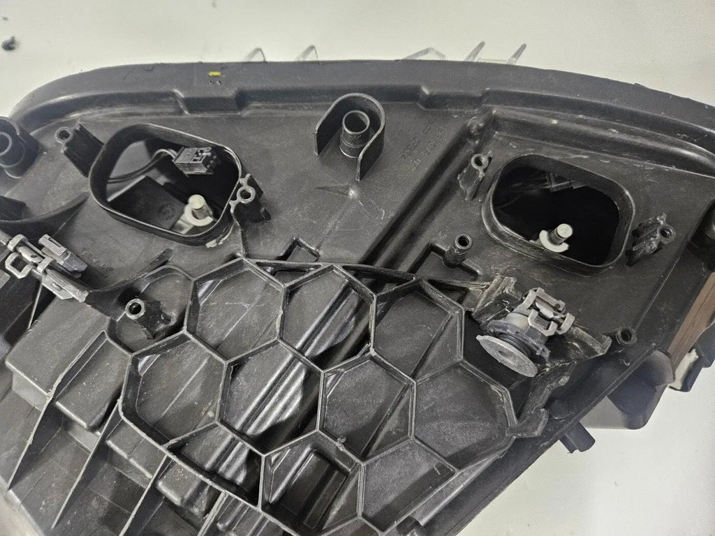 This image displays the right-side LED headlight for the BMW 1 Series F20 and F21 LCI (facelift) models, featuring OEM genuine quality with part number 7453518. This used original headlamp is designed for perfect fitment on facelifted versions, delivering bright LED illumination, modern styling, and dependable performance true to BMW standards