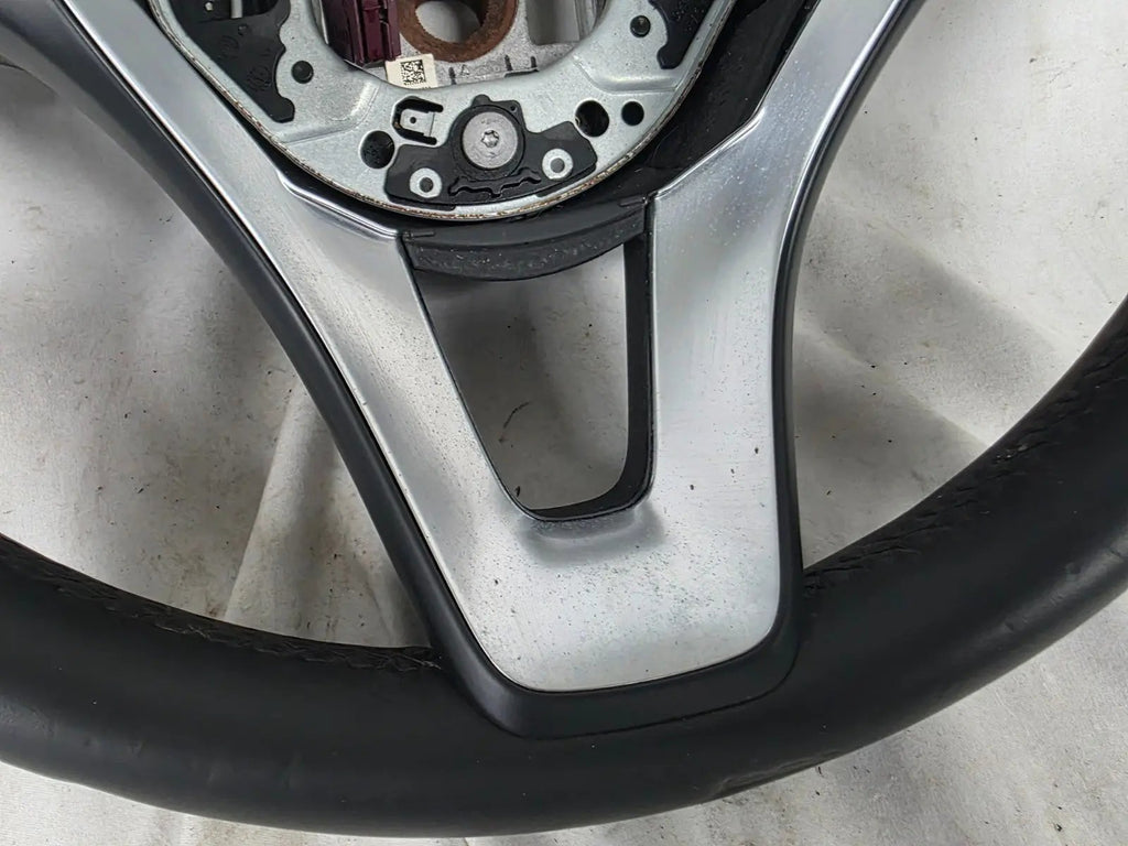 MERCEDES E-CLASS W213 GENUINE OEM STEERING WHEEL BLACK LEATHER A0004607903