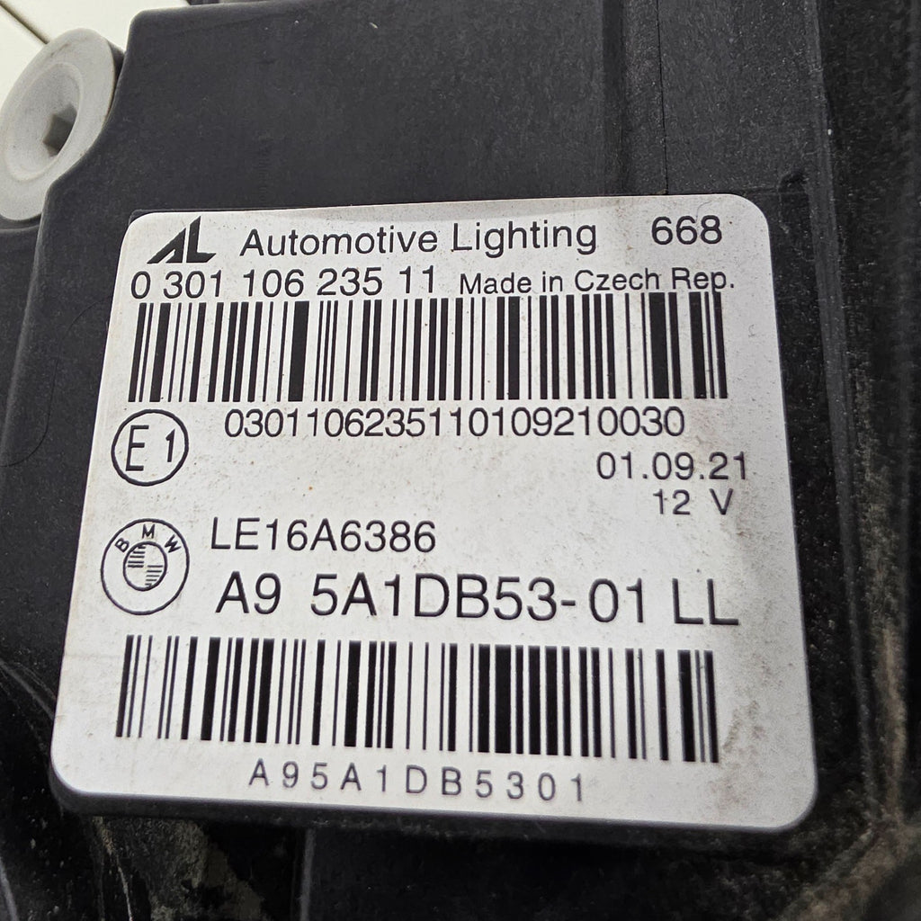 🚗🚗 BMW 3 Series G20, G21 Laser Headlight LEFT USED OEM GENUINE 5A1DB53