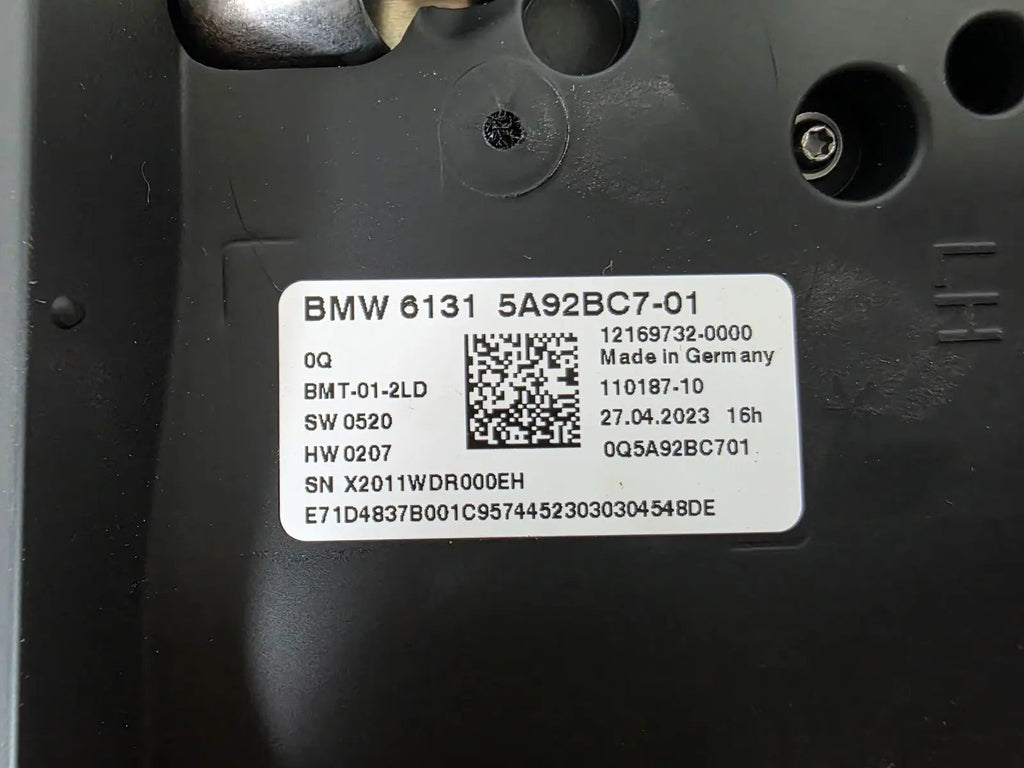 2023-2025 BMW 740i i7 Touch Command MONITOR SCREEN Rear DOOR Left OEM 5A92BC7