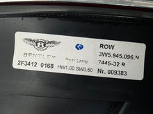 Load image into Gallery viewer, This image features the rear right tail light for the Bentley Continental Flying Spur, showcasing OEM genuine quality with part number 3W5945096N. This used original component is designed for a precise factory fit, delivering premium illumination, elegant styling, and reliable performance consistent with Bentley’s luxury standards.
