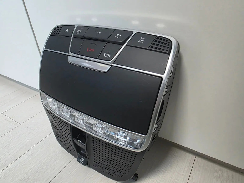 2018-2020 MERCEDES S CLASS W222 SEDAN FRONT OVERHEAD DOME LIGHT LAMP BLACK OEM