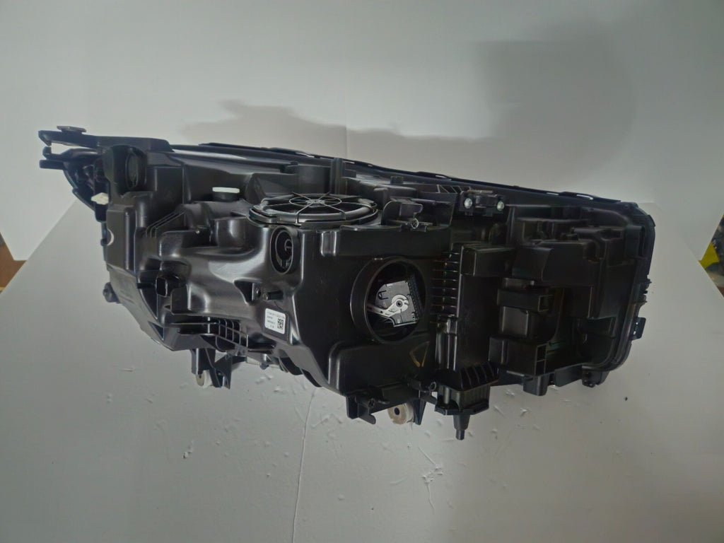 This image features the left-side Laser headlight for the BMW 7 Series G11 LCI and G12 LCI models, with OEM genuine quality and part number 9450229. Specifically designed for the facelifted (LCI) versions of the G11 and G12, this used original headlamp offers cutting-edge BMW Laserlight technology, precision fitment, and exceptional nighttime visibility, perfectly aligning with the luxury and performance of the 7 Series