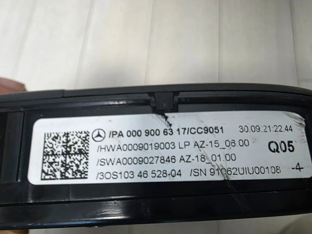 MERCEDES E CLS CLASS Overhead Roof Dome Map Lamp Black A0009006317 2017-2021 OEM