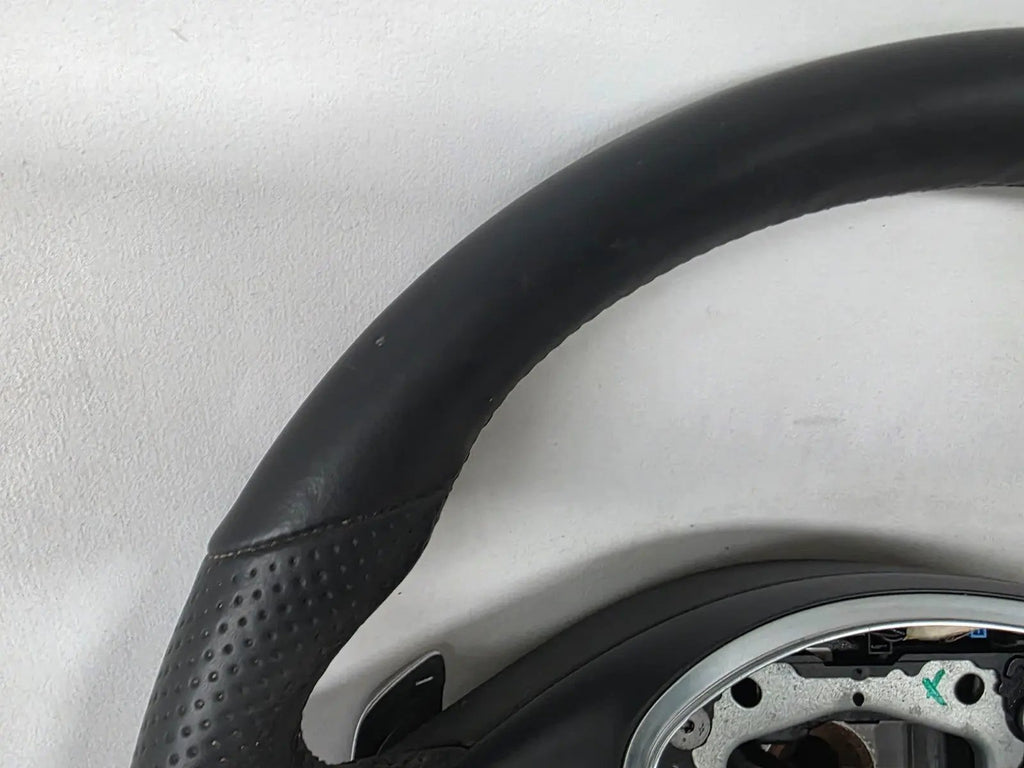 MERCEDES E-CLASS W213 GENUINE OEM STEERING WHEEL BLACK LEATHER A0004607903