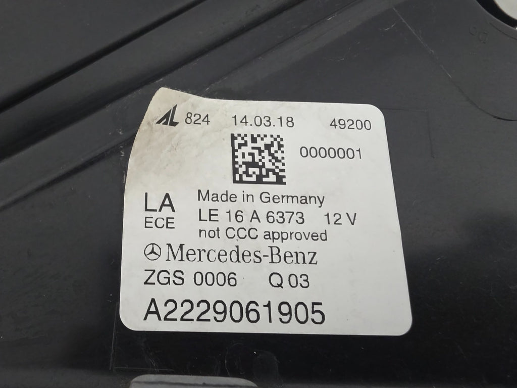 🚗🚗 Mercedes-Benz S-Class W222 FL Digital LED LEFT USED OEM GENUINE A2229061905