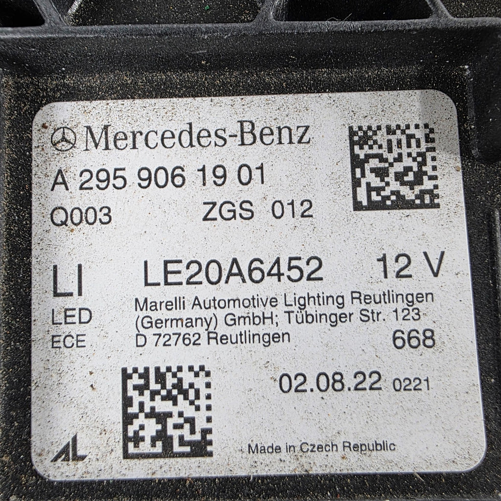 🚗🚗 Mercedes-Benz EQE V295 Digital LED LEFT USED OEM GENUINE A2959061901