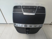 Load image into Gallery viewer, 2018-2020 MERCEDES S CLASS W222 SEDAN FRONT OVERHEAD DOME LIGHT LAMP BLACK OEM