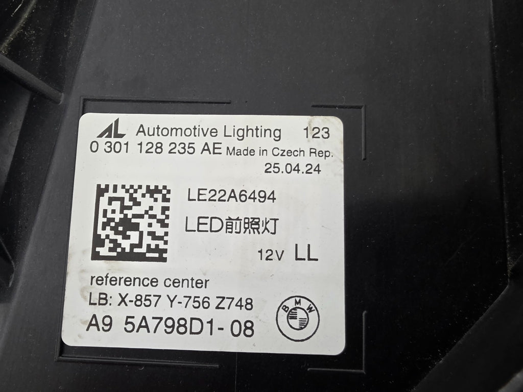 🚗🚗 BMW 5 Series G60, G61 Adaptive LED Headlight LEFT USED OEM GENUINE 5A798D1
