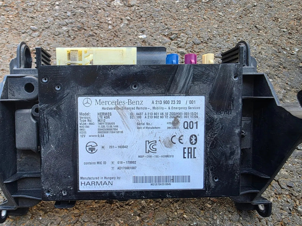 Mercedes Benz W213 Control Unit HARMAN MOBILITY EMERGENCY OEM A2139002320