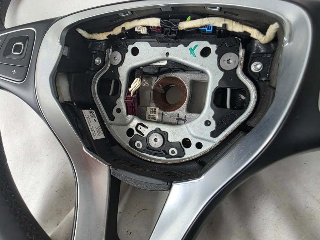 MERCEDES E-CLASS W213 GENUINE OEM STEERING WHEEL BLACK LEATHER A0004607903