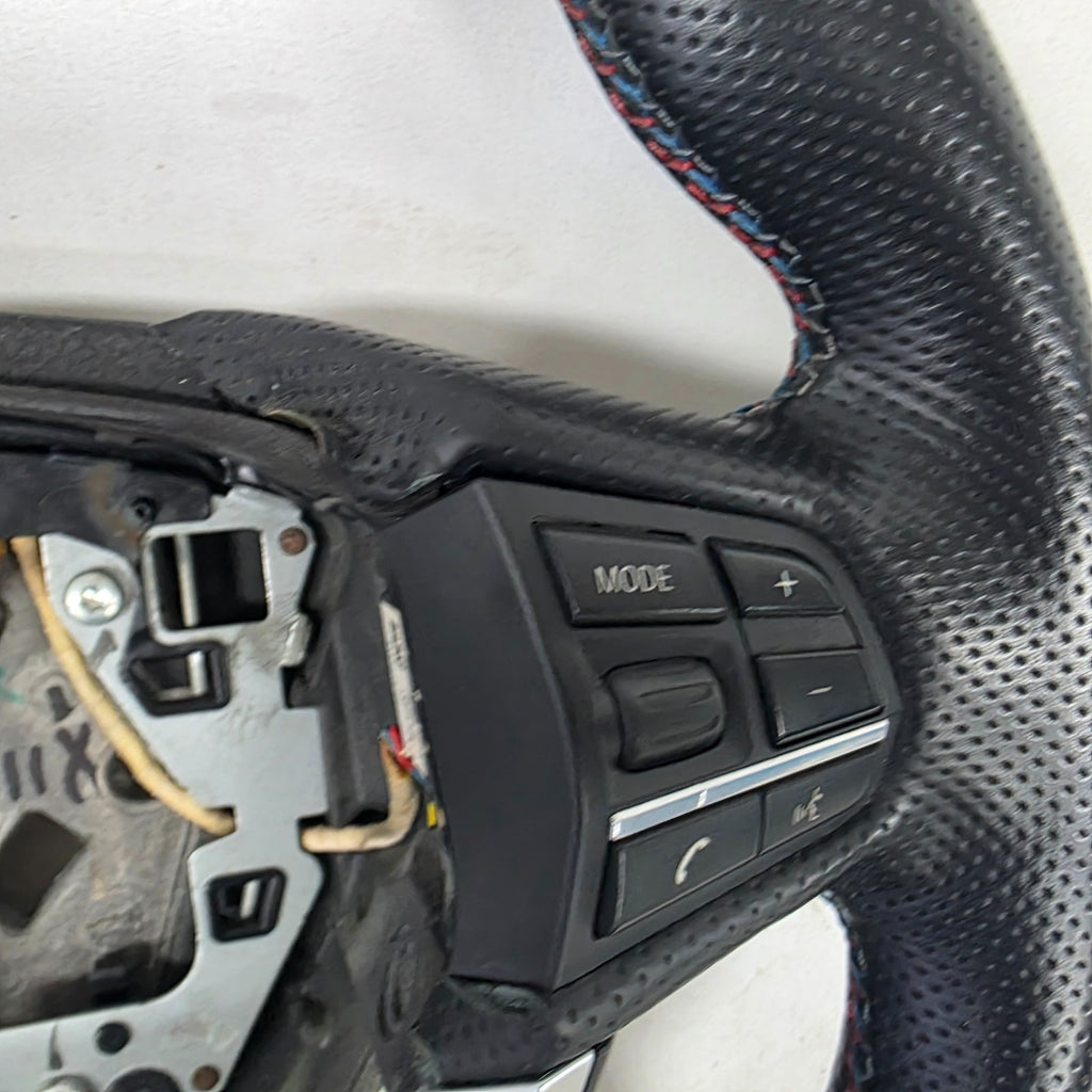 2011-2016 BMW 528i 535i 550i "M" Sport Steering Wheel MSPORT STITCHING OEM Used