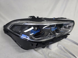 This image displays the right-side Laser headlight for BMW models X5 G05, X5 M F95, X6 G06, and X6 M F96, featuring OEM genuine quality with part number 9481790. This used original headlamp is designed for a precise factory fit and delivers advanced BMW Laserlight technology, ensuring superior illumination, modern styling, and high-performance visibility for these premium SUV models.