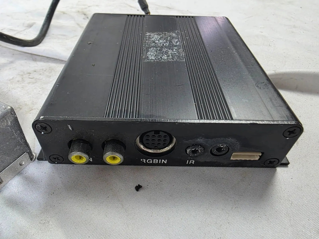 AUDI Q7 S5 GPS-TV NAVIGATION INFORMATION CONTROL MODULE & AUDIO AMP 4E0035729A