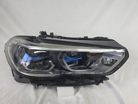This image displays the right-side Laser headlight for BMW models X5 G05, X5 M F95, X6 G06, and X6 M F96, featuring OEM genuine quality with part number 9481790. This used original headlamp is designed for a precise factory fit and delivers advanced BMW Laserlight technology, ensuring superior illumination, modern styling, and high-performance visibility for these premium SUV models.