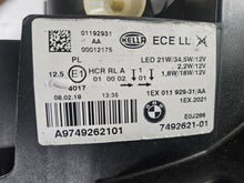 Load image into Gallery viewer, This image features the left-side LED headlight for the BMW 1 Series F20 and F21 LCI (facelift) models, with OEM genuine quality and part number 7492621. This used original headlamp is designed specifically for the facelifted versions, offering sharp LED illumination, precise fitment, and the premium build quality expected from BMW OEM components